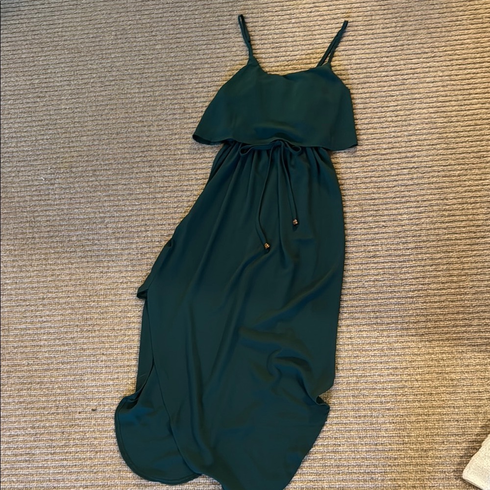 Elegant Green Maxi Dress